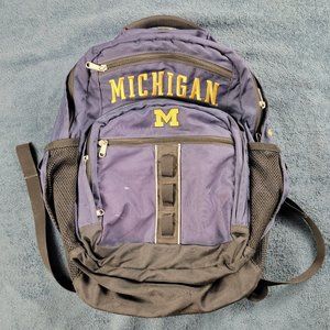 Columbia Michigan Wolverines University Blue Backpack Laptop Protection